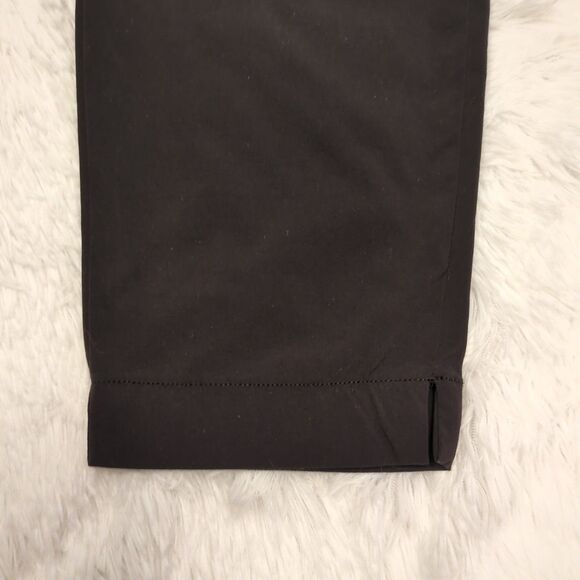 Eddie Bauer Travex Ankle Pants Womens 8‎ Black Nylon Stretch Pocket Outdoor Hike - Picture 9 of 14